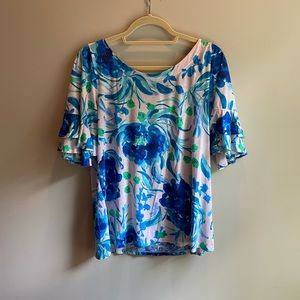 Cotton printed Lilly Pulitzer top